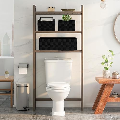 Miniatura 4 de Organizador de cajones, cestas de cubo para estantes de almacenamiento, canasta tejida pequeña hecha a mano, contenedores de almacenamiento poco