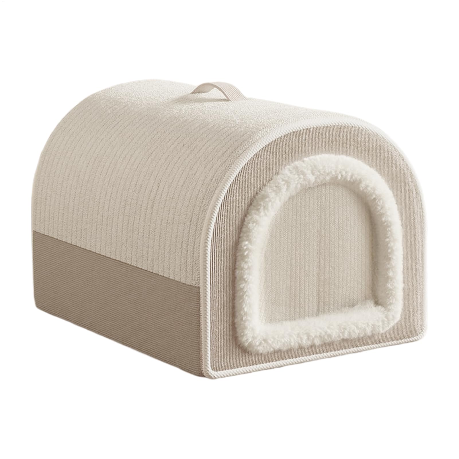 Maison pour chat d'intérieur et tapis d'hiver pour salon chaleureux