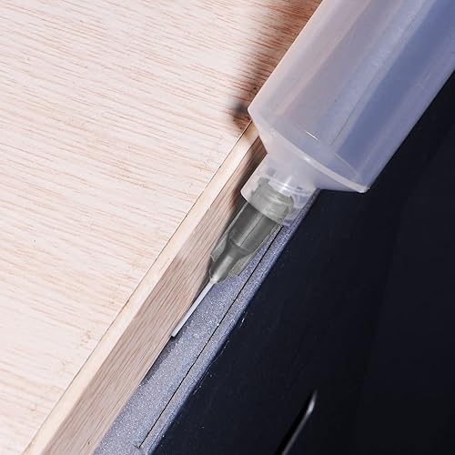 Miniatura 6 de uxcell 20 agujas dispensadoras de plástico de 16 G, tubo de aguja de pegamento PTFE de 1 pulgada, puntas de bloqueo Luer Blunt con aguja flexible de