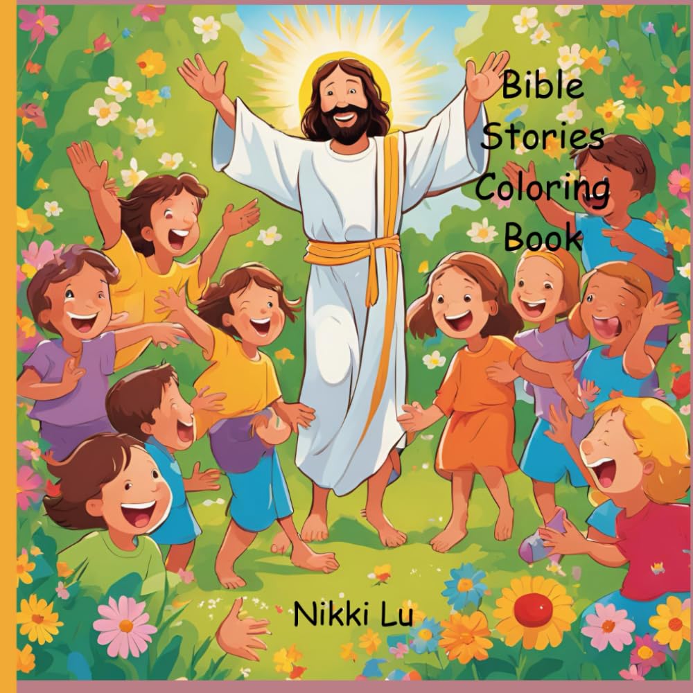 Bible Story Coloring Book: with characters from Old & New Testament