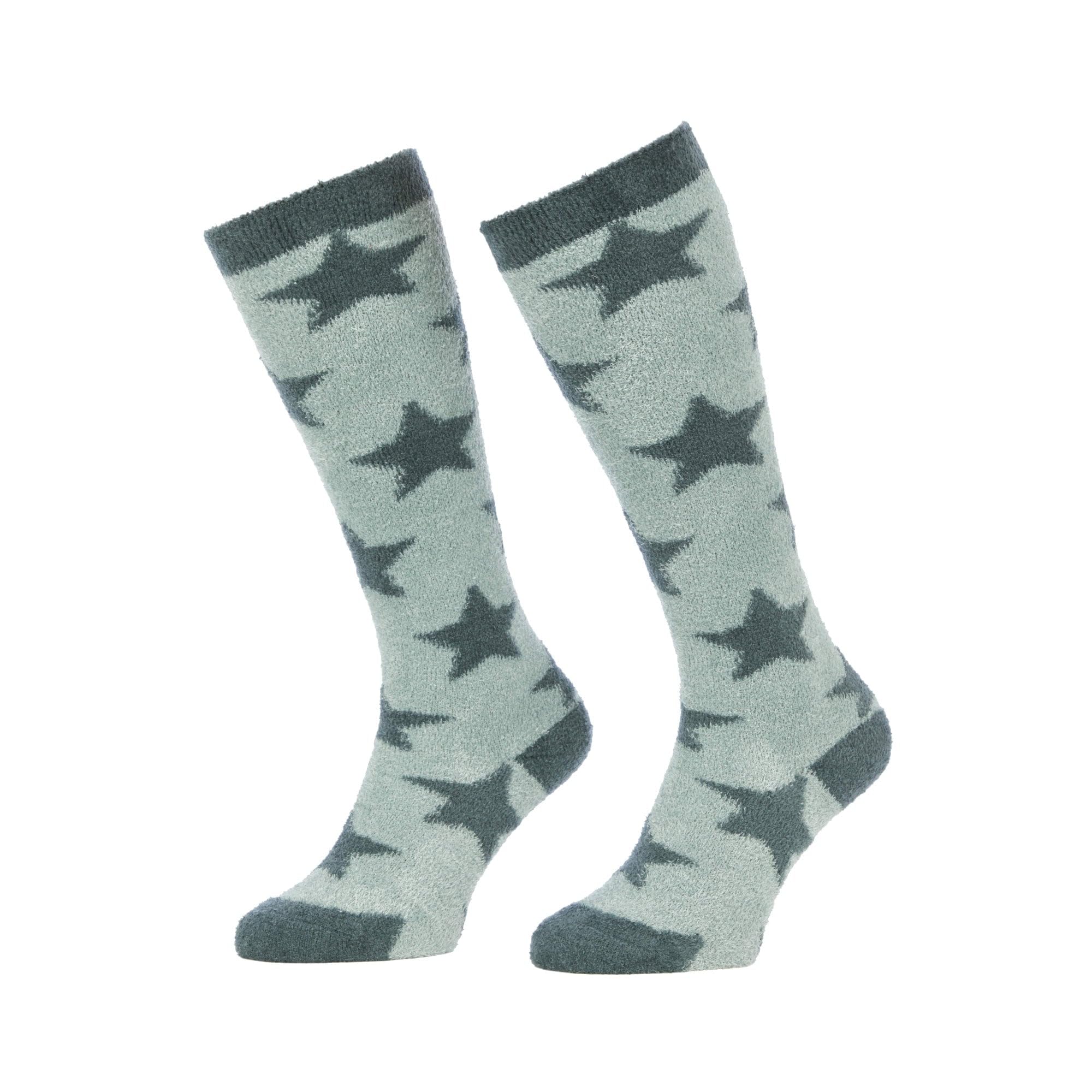 Lemieux Petrol Sasha Star Childrens Fluffies Socks