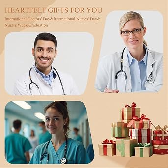 Personalized Stethoscope Name Tags, Customized Nurse and Doctor ID Badges for Nurses, Doctors, Medical Assistants - Stethoscope Charm with Birthday Flower Makes the Perfect Nurses Week Gift, Silver
