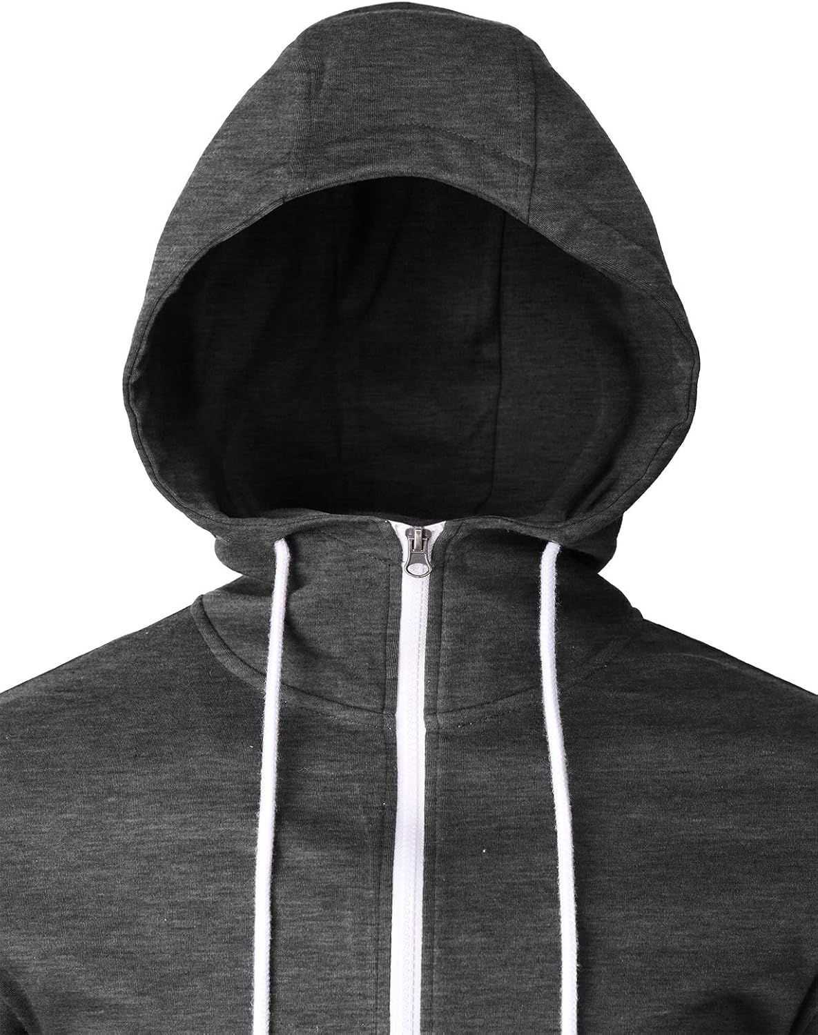 H2H Men's Slim Fit Zip Up Lightweight Long Sleeve Basic American Flag Printed Hoodie SweatShirt - Image 4