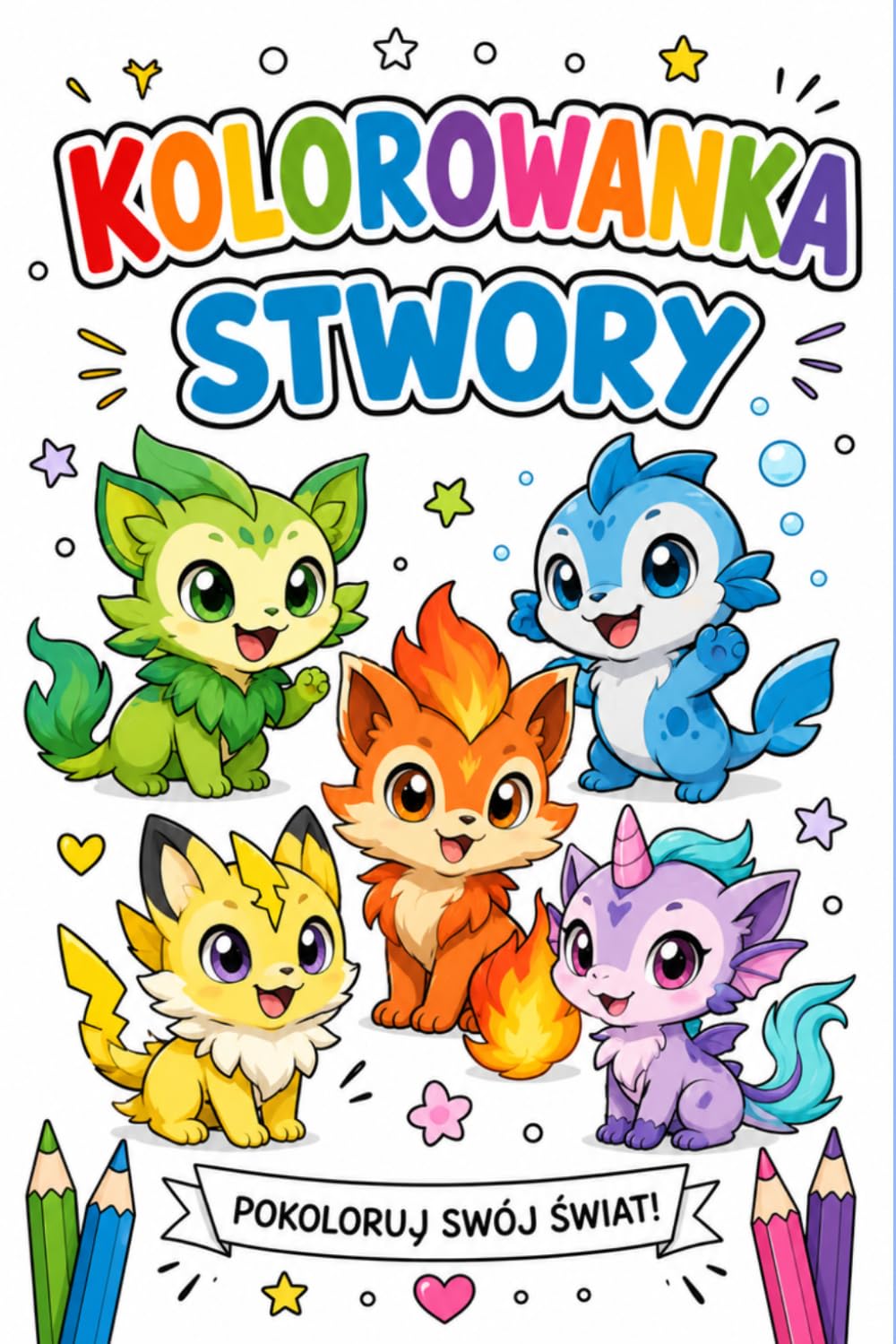 Kolorowanka stwory: Pokoloruj swój świat