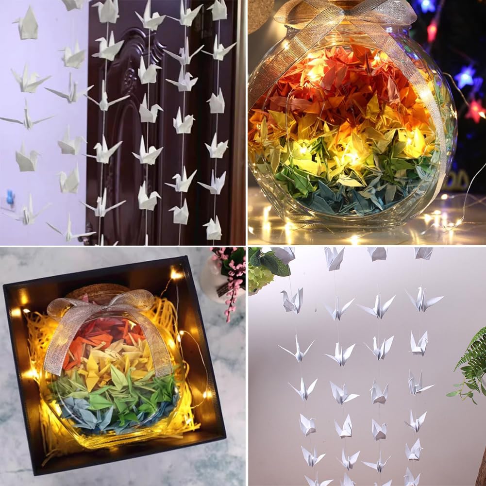 Origami papierowe żurawie, 10 sztuk, 40 cm, dekoracja na imprezy, Boże Narodzenie, Walentynki, Dzień Ojca, Nowy Rok, Halloween, Dzień Matki, Dzień Nauczyciela, Święto Narodowe