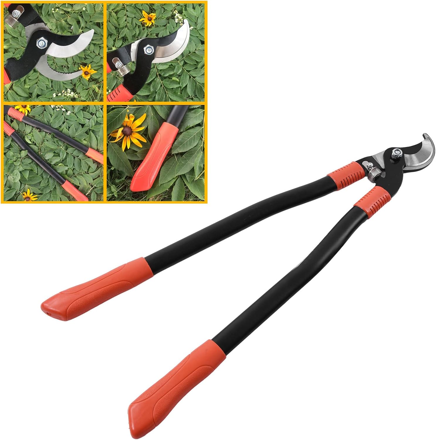 Bonsai Concave Branch Cutter, 35 MM/1.38 Inch Branch Cutter, Non Slip Handle, Carbon Steel Blades, Home Gardening Bonsai Tool, for Home Garden Use