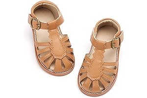 Toddler Girls Sandals Soft Rubber Princess Flat Shoes Summer Flower Girl Shoes