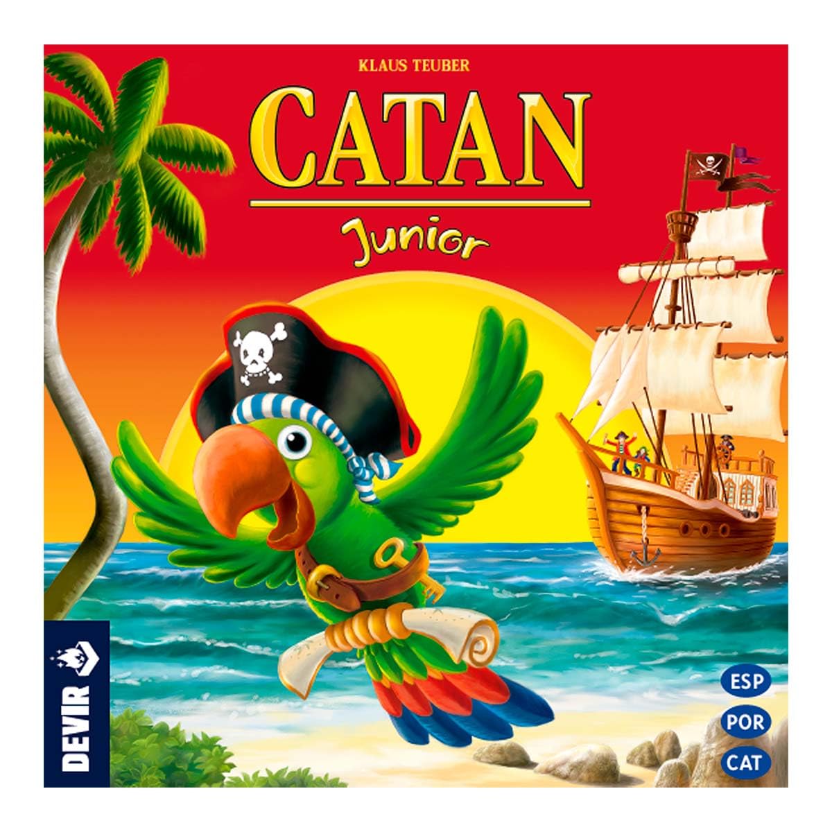 Devir Catan Junior gra planszowa (hiszpańska), kataloński i portugalski (BGCATJU)