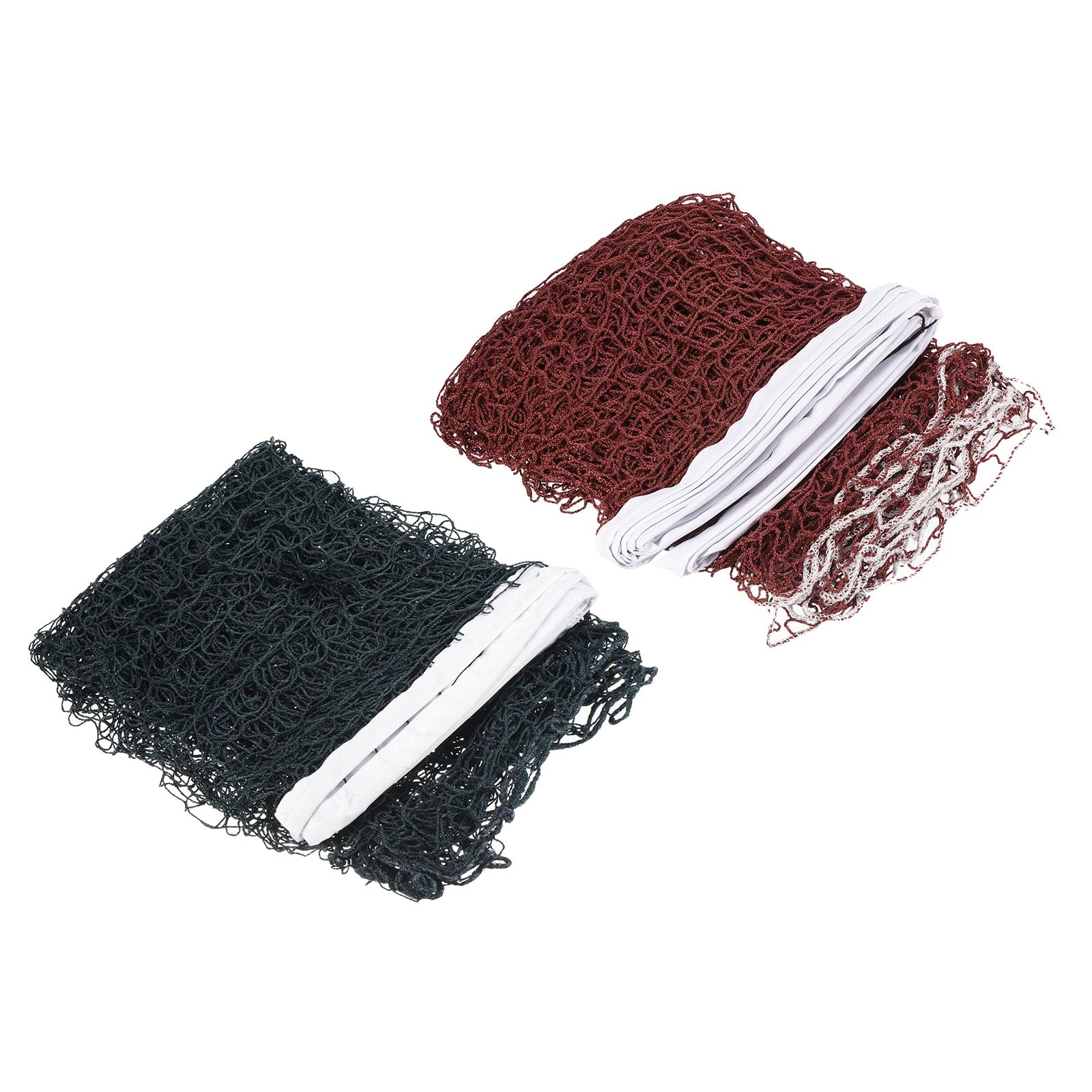 PATIKIL 20x2.5ft Badminton Net, 2 Pack Badminton Court Netting Replacement for Outdoor Indoor Beach Backyard, Red Green-image-29