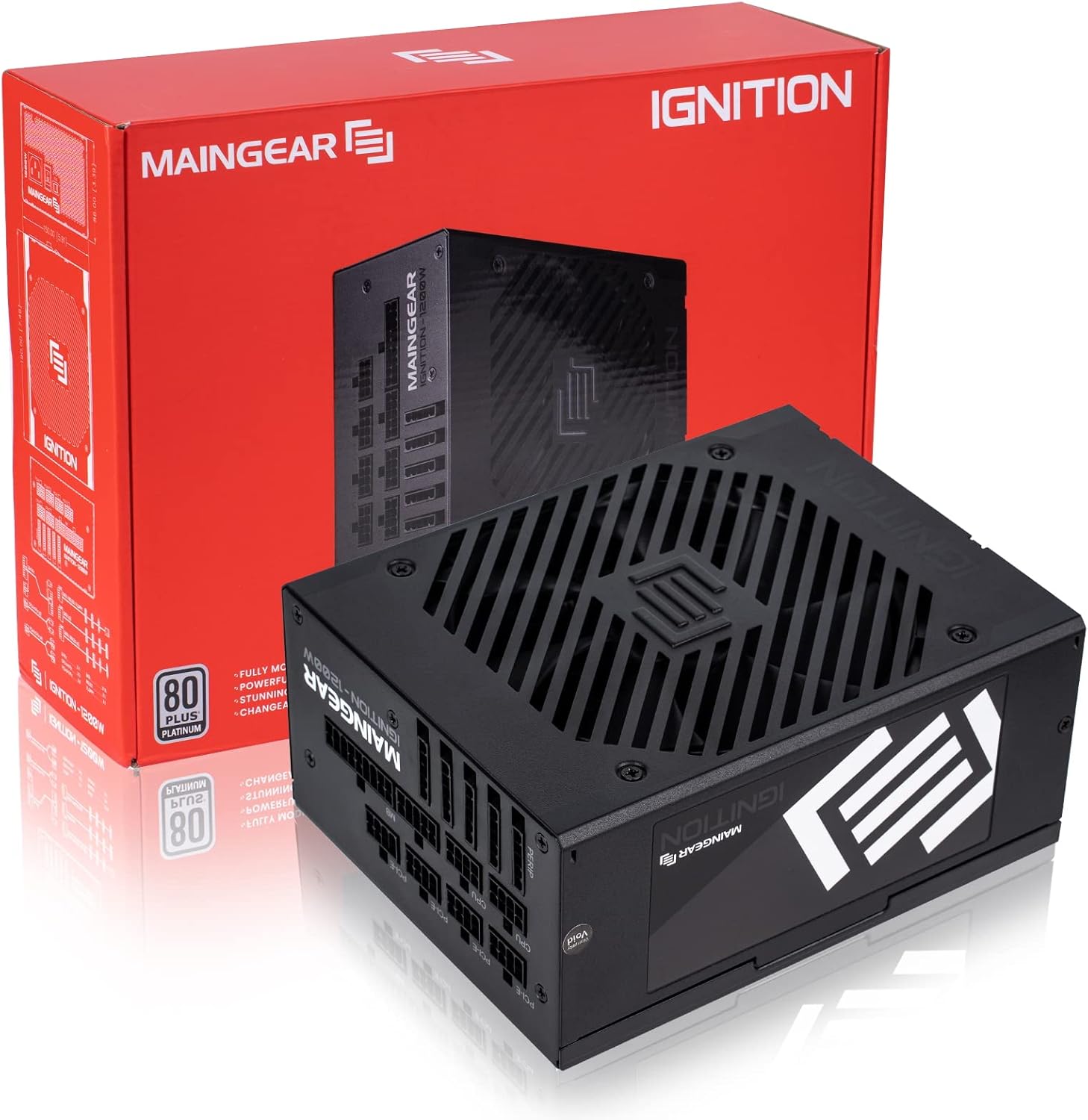 MAINGEAR Ignition Fully Modular Power Supply PC, 1200W, 80