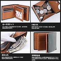 Amazon | [GSG] 財布 メンズ 二つ折り 人気ブランド 大容量 本革