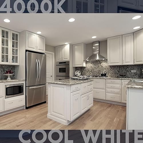 Miniatura 2 de Luxrite LR31823 - Bombilla LED BR40 de 14 vatios equivalente a 85 W regulable blanco frío 4100 K 1100 lúmenes base E26 certificación UL