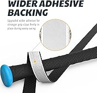 Vista 6 de JAYA 2 Pack PU Bat Grip Tape – 1.1mm Non-Slip Polyurethane Handle Wrap for Baseball & Softball Bats, Soft Feel & Pro-Level Control