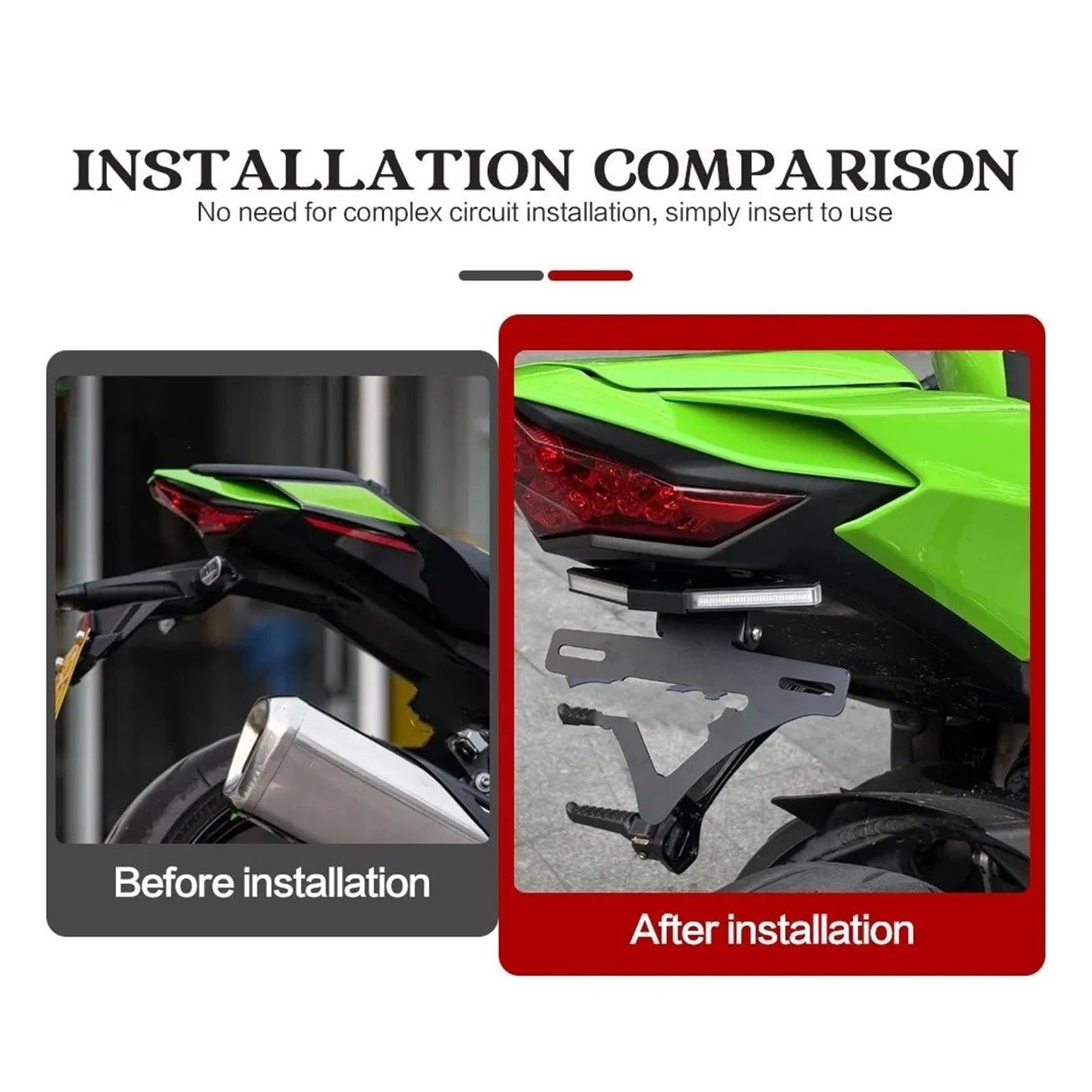 Porta targhe Moto Per KAWASAKI Per NINJA Per ZX10R
