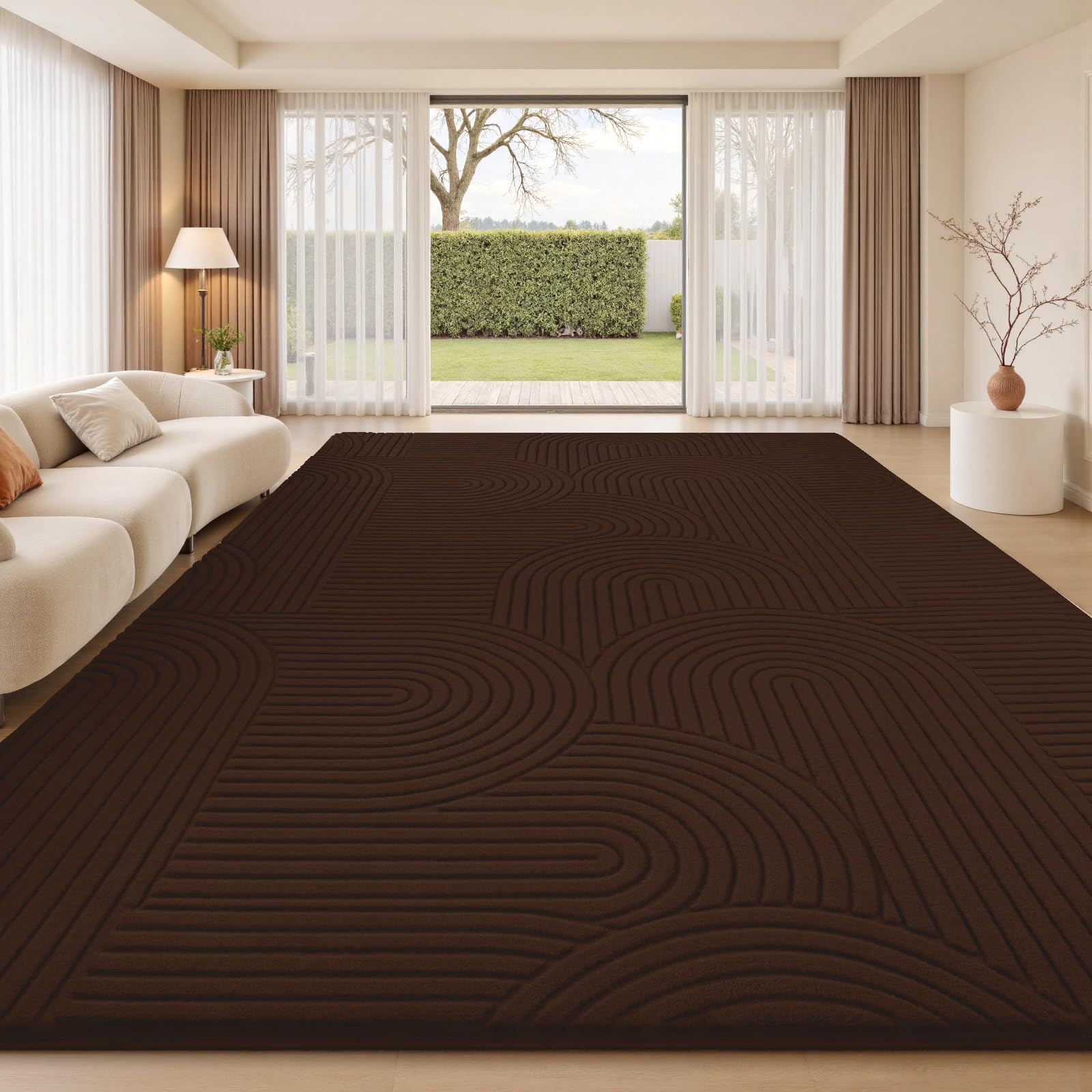 Treeboy Area Rugs For Living Room 120X160cm Coffee Kids Bedroom Small Rug — image 1