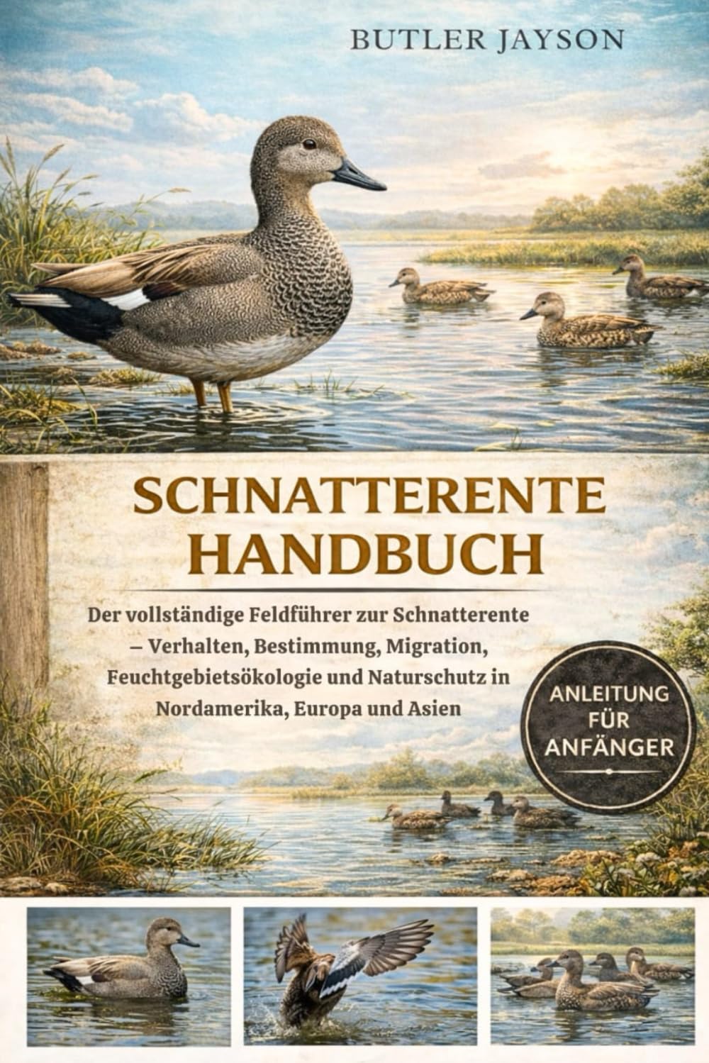 SCHNATTERENTE HANDBUCH: Der vollständige Feldführer zur Schnatterente – Verhalten, Bestimmung, Migration, Feuchtgebietsökologie und Naturschutz in Nordamerika, Europa und Asien