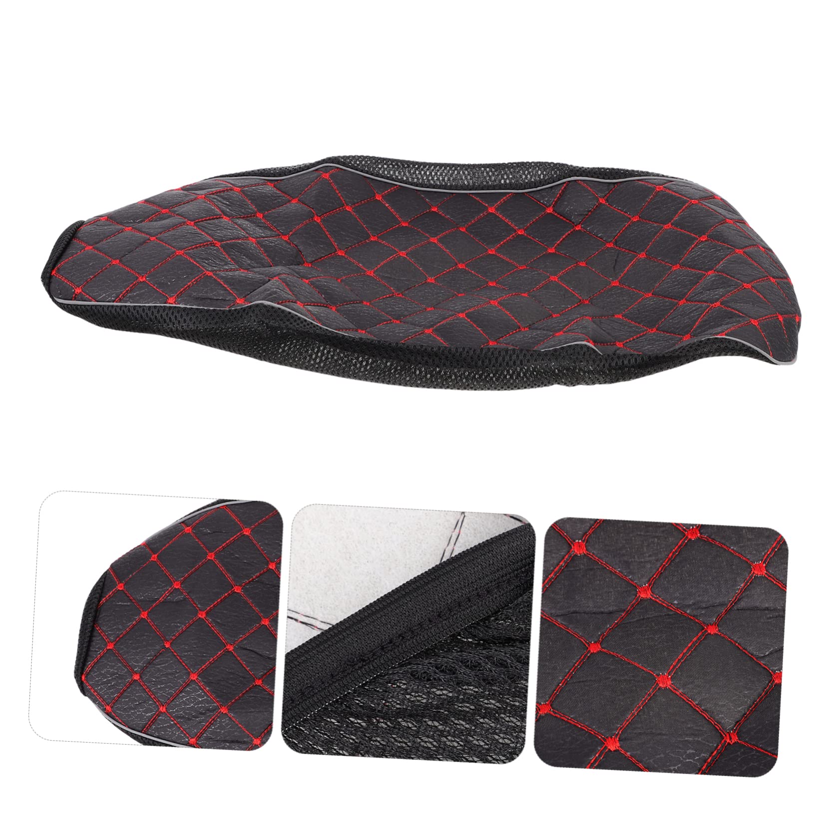 3 Pièces Protecteur de siège Housse Selle Scooter Housse de Selle de Motocyclette Coussin de siège de Motos électriques motocyclettes de Coussin de siège électromobile