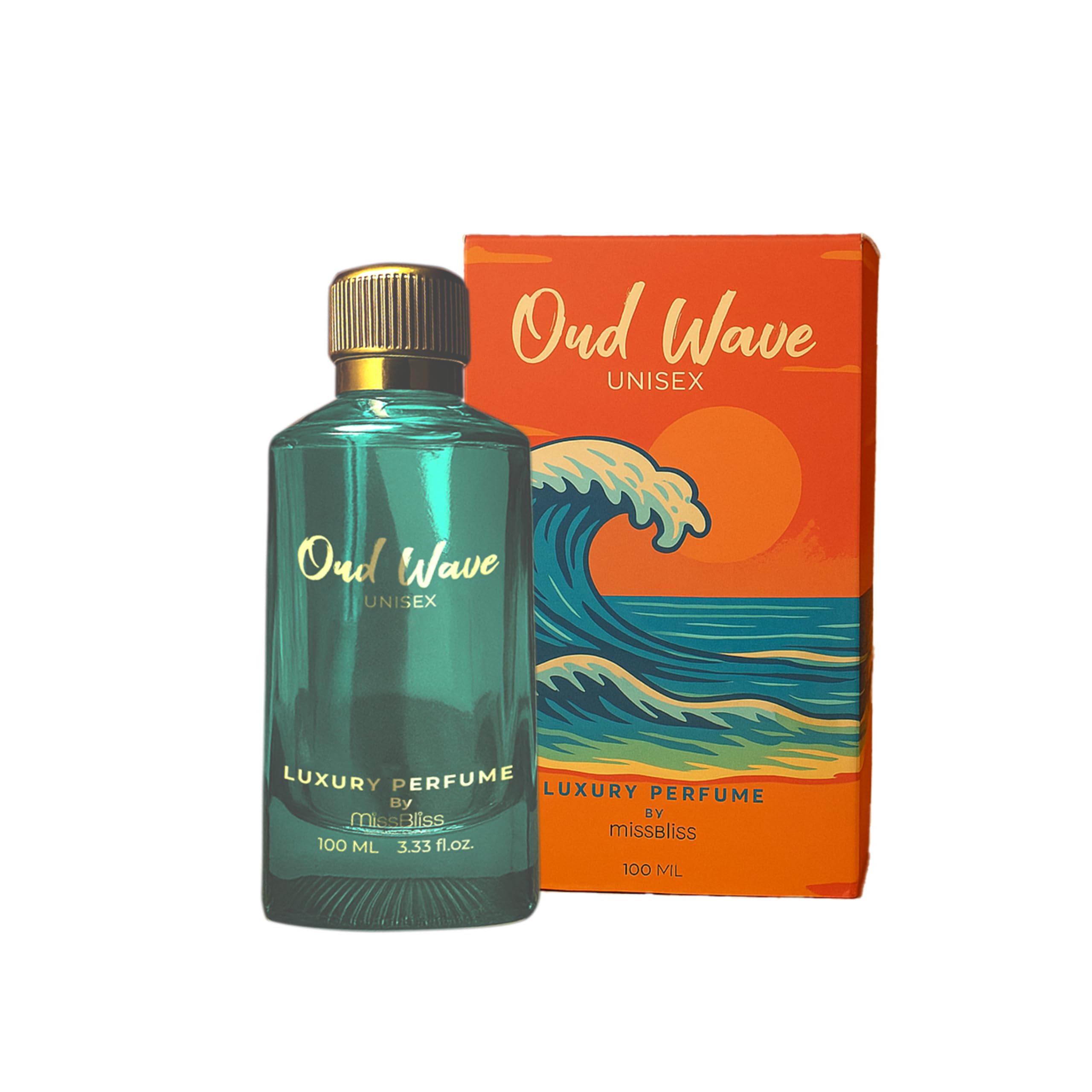 MissBliss Oud Wave Eau de Parfum 100ml – Long Lasting Unisex Fragrance | Fresh, Invigorating Scent with Marine, Citrus, Oud & Musk Notes | EDP for Gift-image-41
