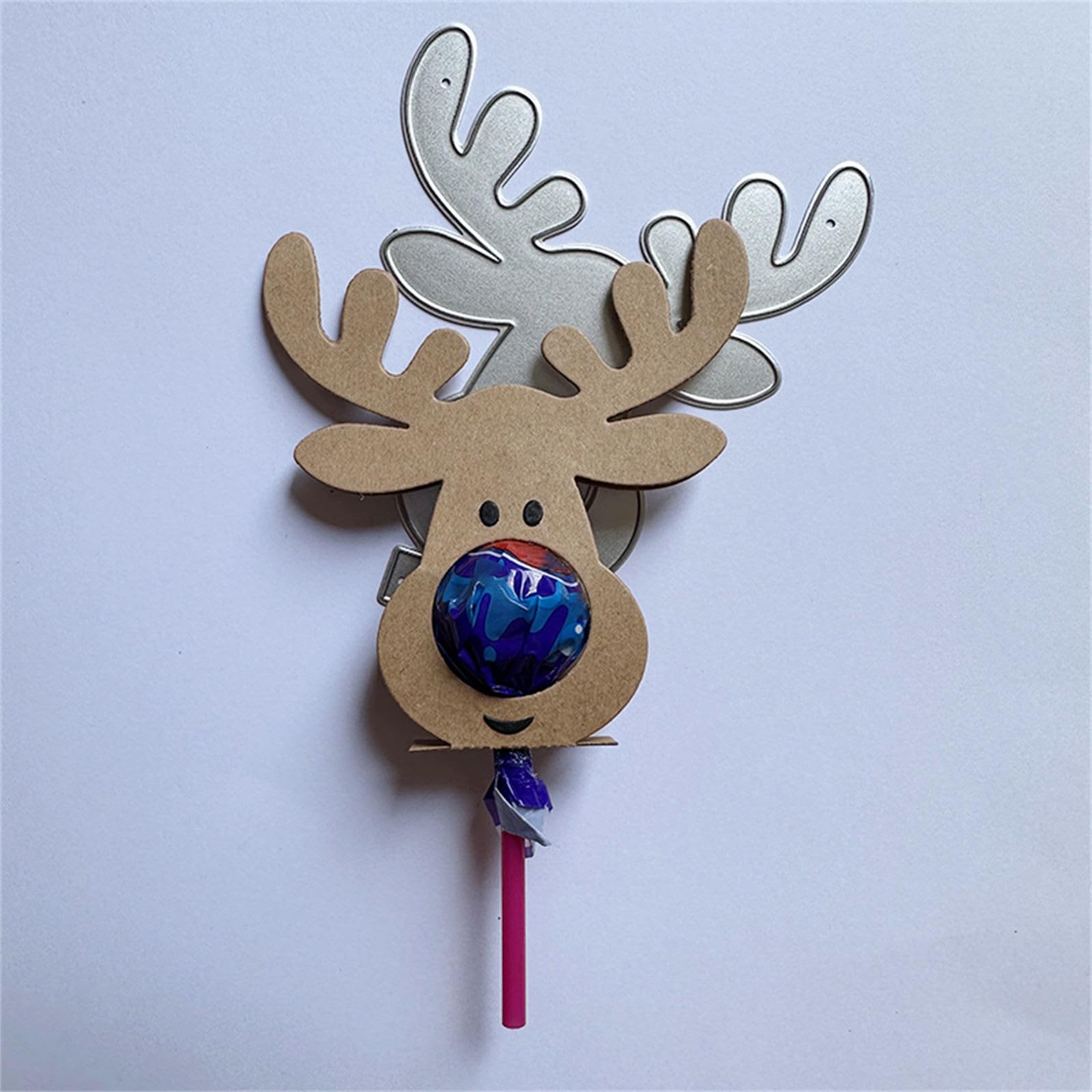 Fustelle metalliche argento a forma di albero di Natale, adatte