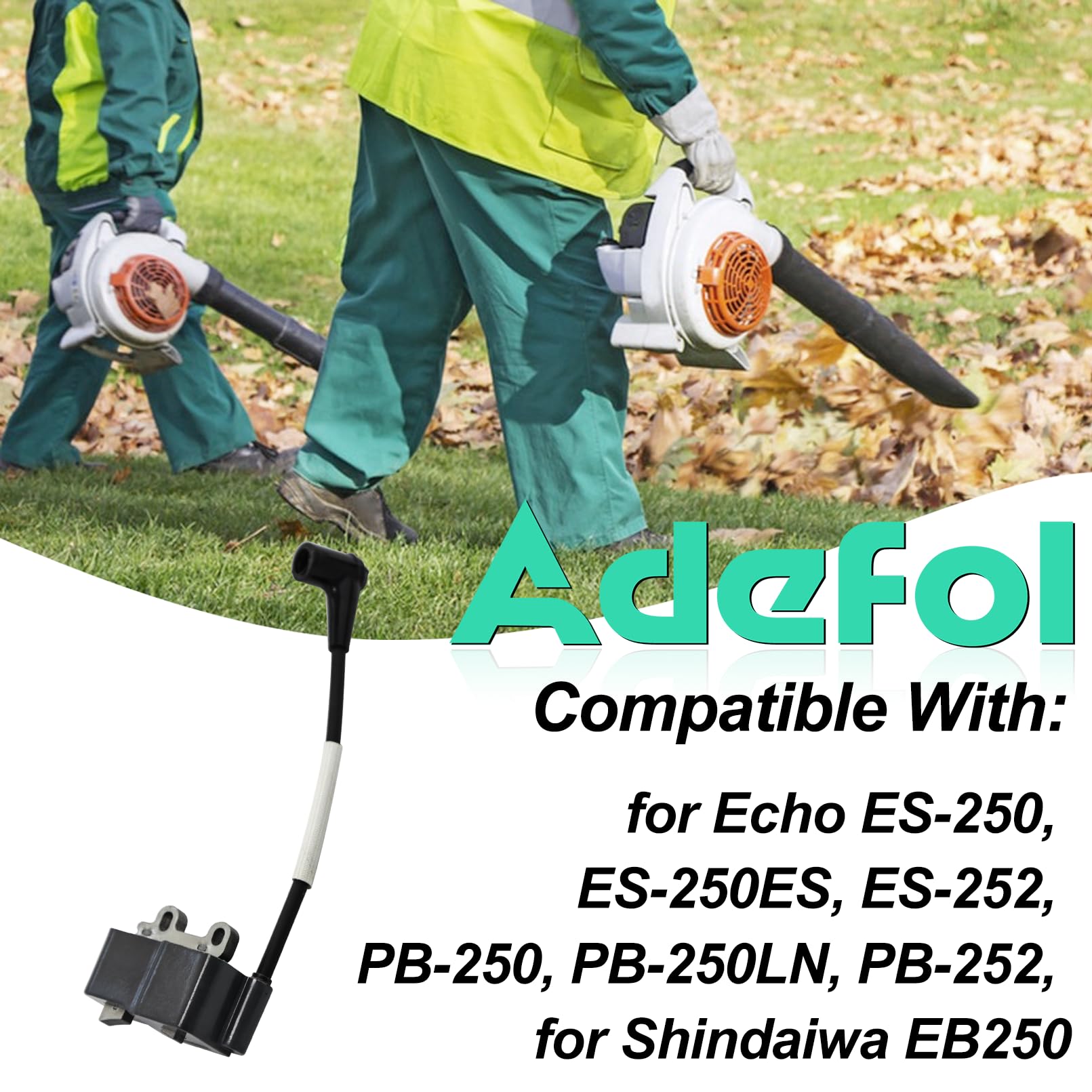 ADEFOL Bobina di accensione per Echo Blower ES250 ES250 PB250 PB252, Modulo bobina di accensione Ricambi Sostituisce A411000500 A411000501
