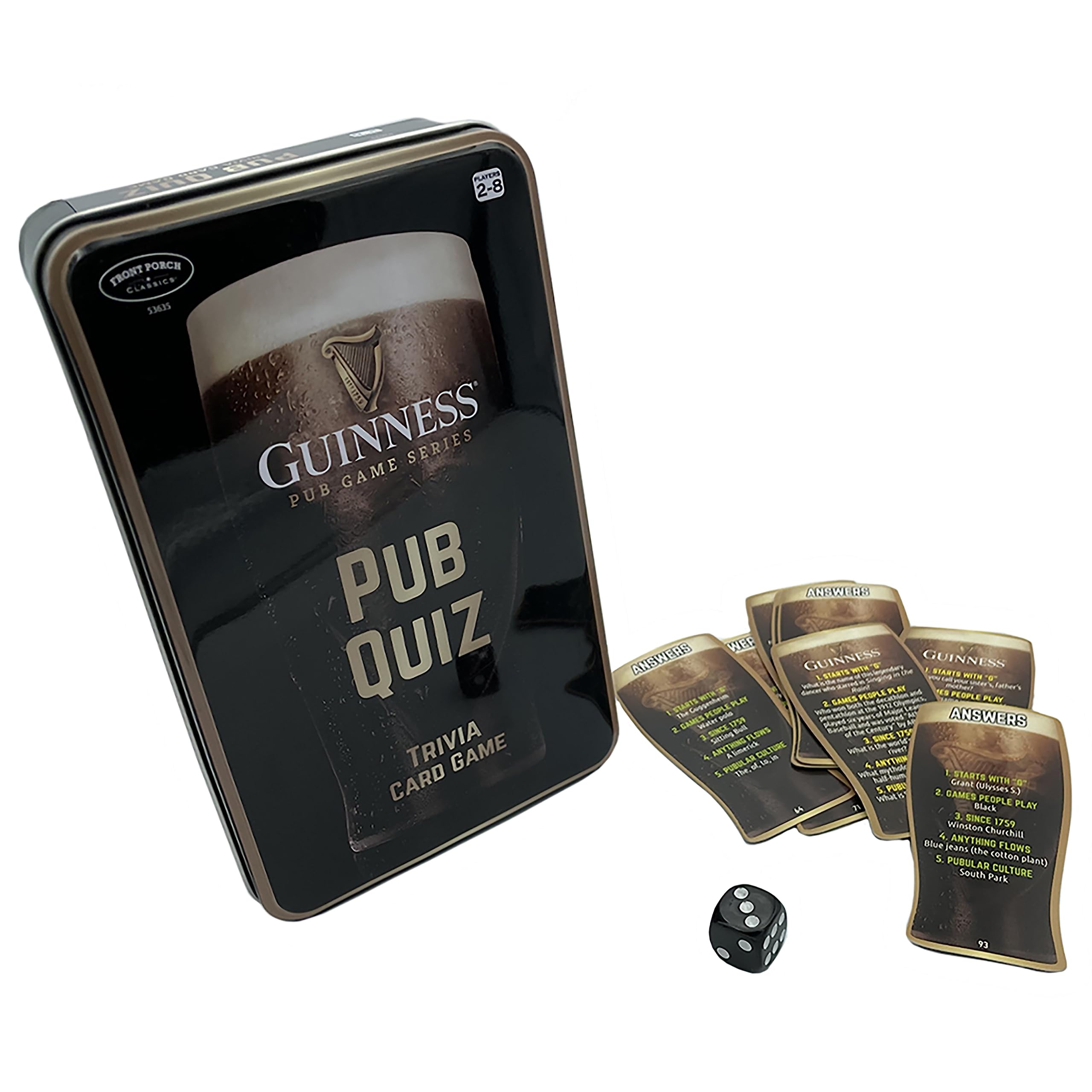 Front Porch Classics | Guinness Pub Game Series - Pub Quiz Trivia Card Game