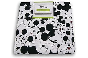 Premium Cotton Fat Quarter Featuring Mickey Mouse Delight, Ideal for Diverse Sewing and Craft Projects