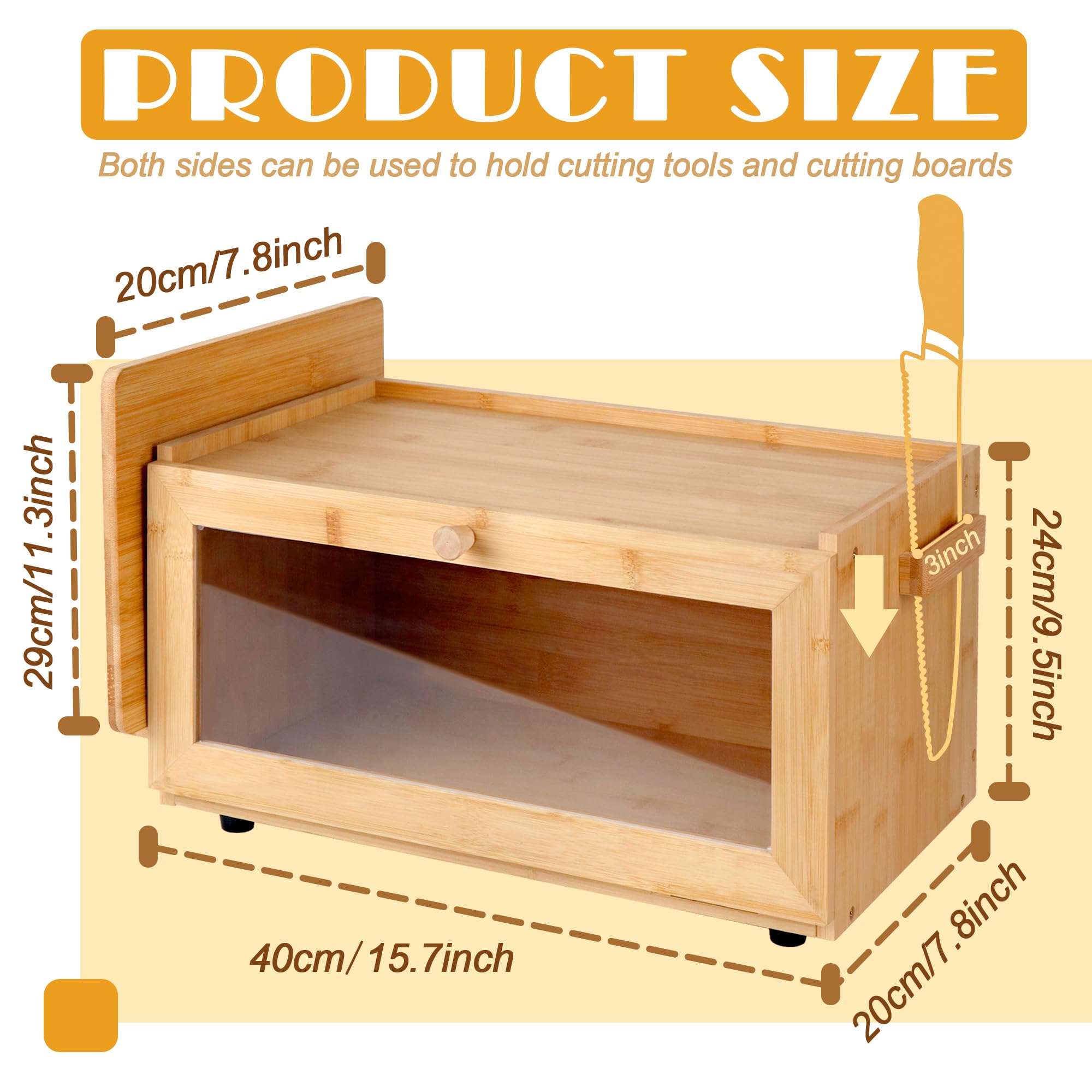 Zwarte broodtrommel met snijplank deksel 42,5 cm - Action products - warenhuis