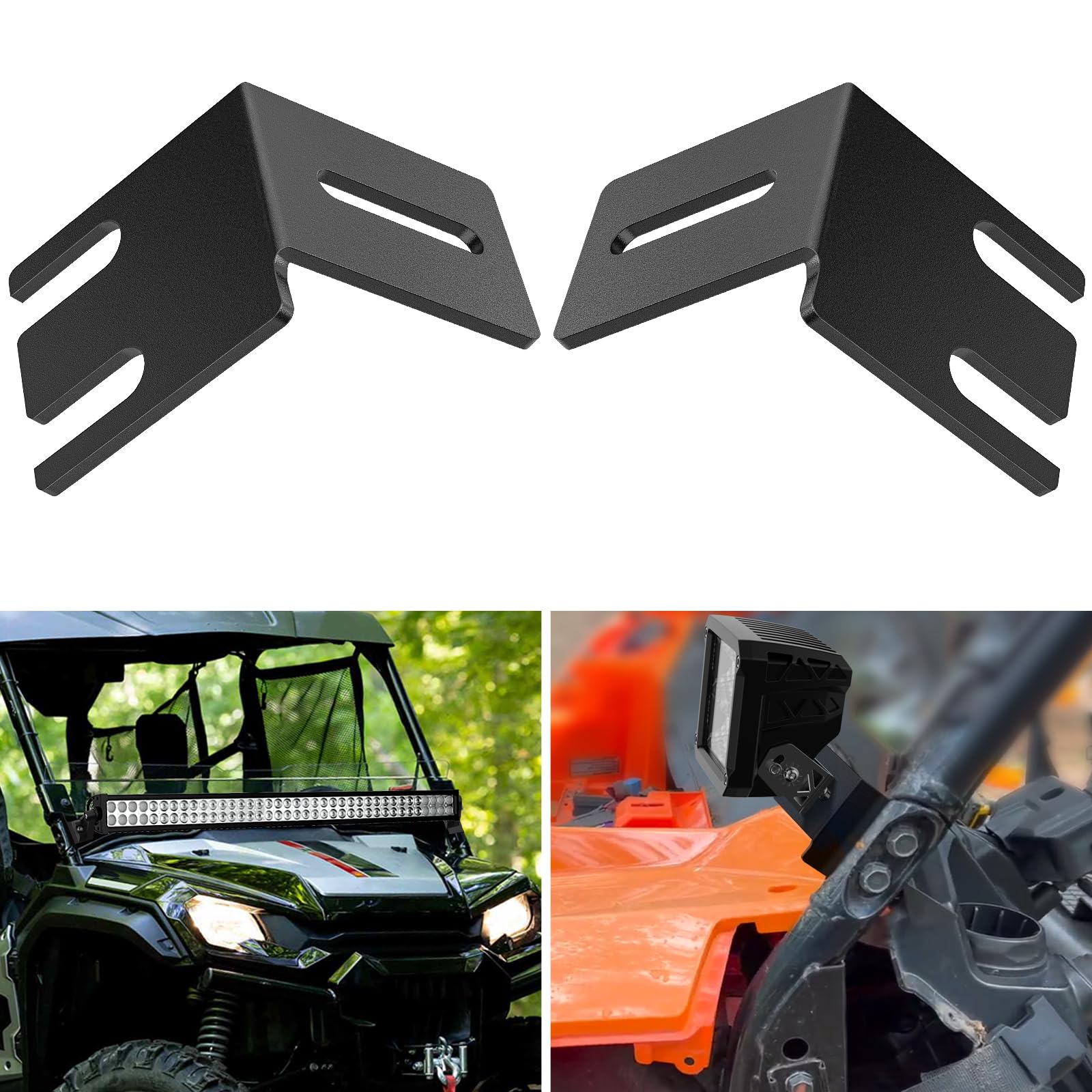 Nilight Light Bar UTV A-Pillar Brackets for Pioneer 700 1000 2014-2024