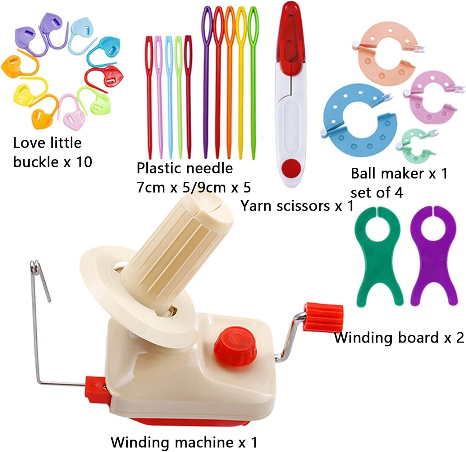 BAOFUYA Yarn Ball Winder,Yarn Ball Winder Hand Operated Yarn Swift and