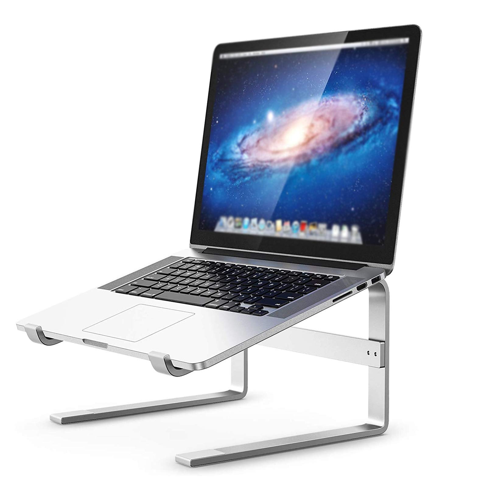 Supporti per Notebook,Supporto Portatile Pieghevole per Computer Portatile,Supporto PC Portatile Regolabile Ergonomico in Alluminio, Supporto per Laptop per Laptop/Tablet (10-17 Pollici)