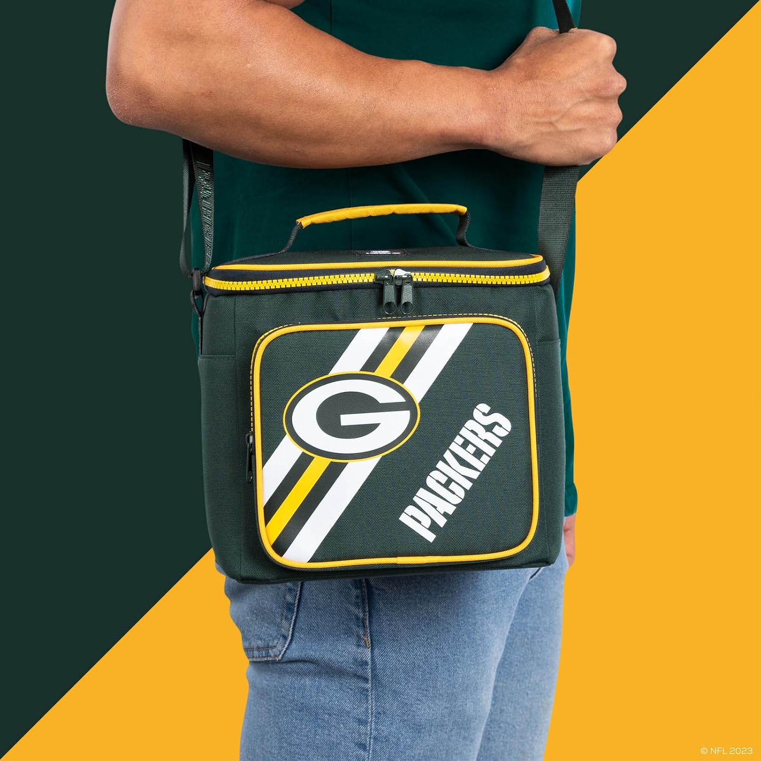 Igloo Green Bay Packers Square Lunch Cooler Bag