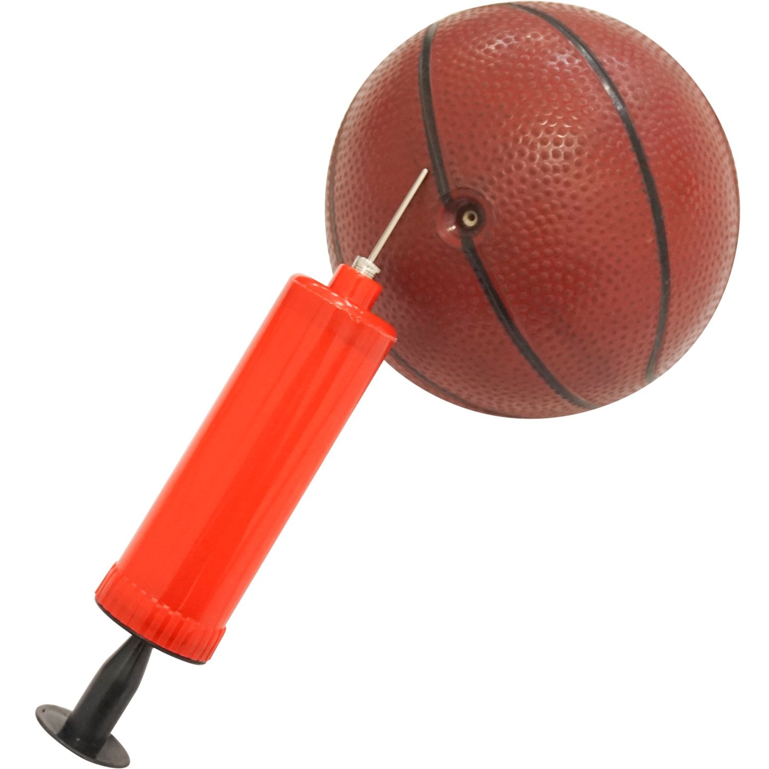 BUMBER Panier de basket pour enfant - hauteur réglable jusqu'à 1m35 avec 1 ballon et 1 pompe