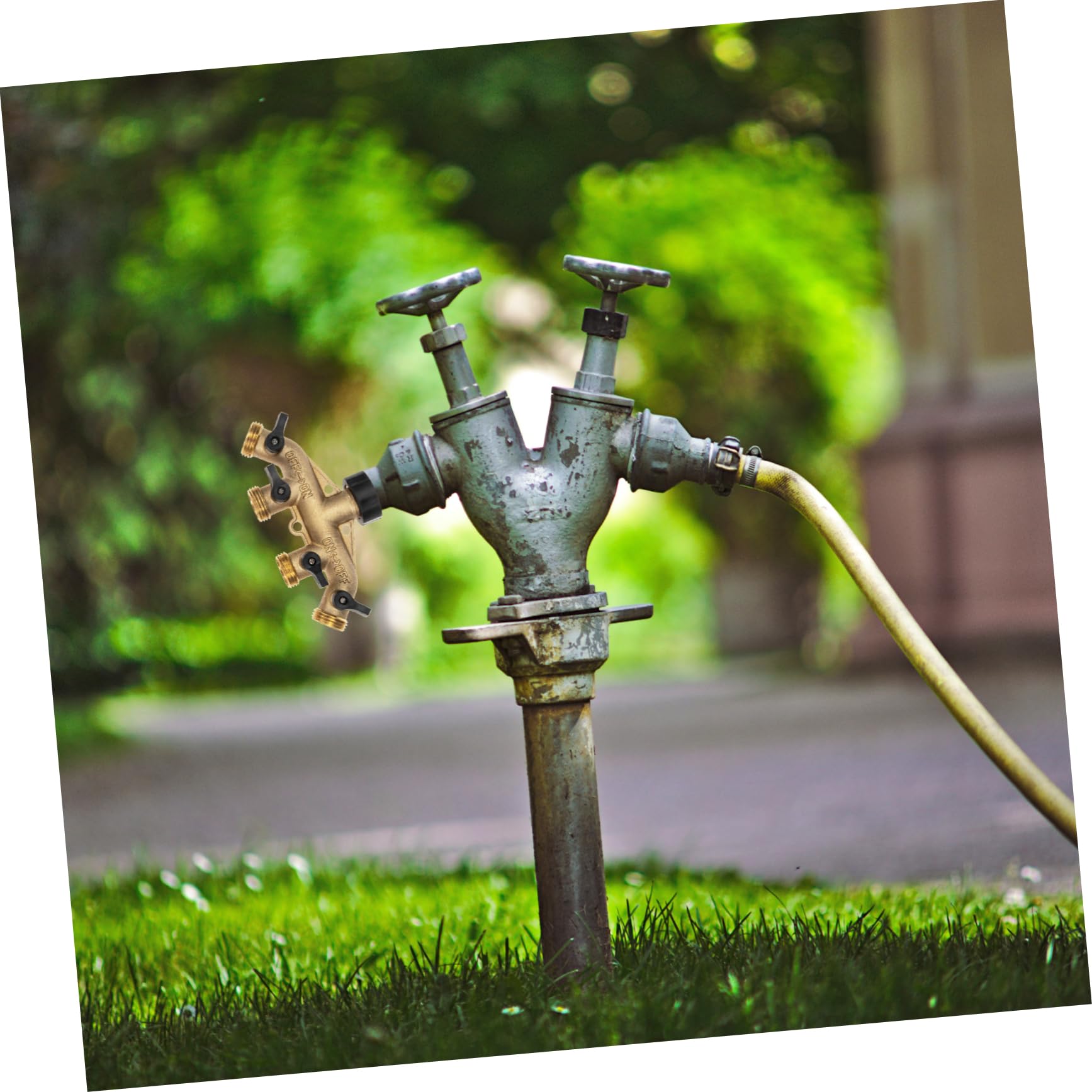 DOITOOL 2 Juegos De Adaptadores De Conector De Manguera De Jardín Divisor De Manguera Adaptador De Grifo De Latón Rápido para Uso En Exteriores