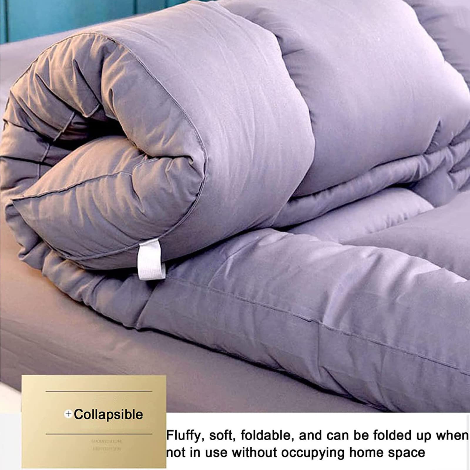 Materassi Futon Pieghevoli Tatami Full Size Cartoon, Materasso Futon Giapponese, Materasso Futon Tradizionale Giapponese Tatami Fold Materasso Futon,Grey-120x200cm