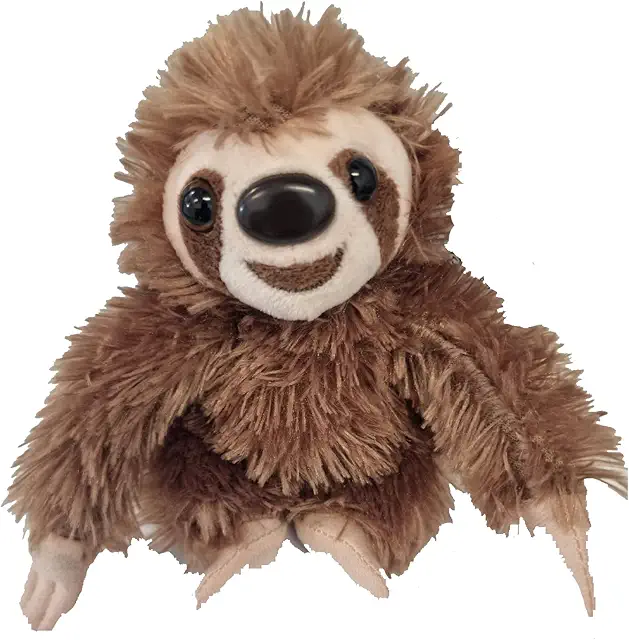 Paresseux en Peluche Écologique 17 cm - Jouet Éducatif Recyclé