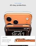 Spigen Ultra Hybrid MagFit Case for iPhone 17 Pro Max Case, Compatible with MagSafe, Drop Protection, Anti-Yellowing, Translucent Phone Case for iPhone 17 Pro Max 6.9 inch - Clear White