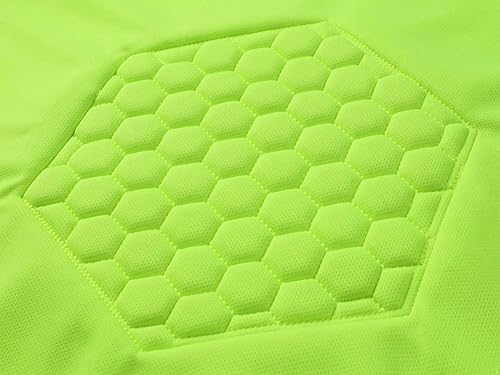 Miniatura 6 de Camiseta de fútbol para niños con codo acolchado para jóvenes, deportes, entrenamiento, césped, malla