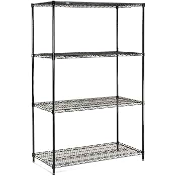 Amazon.com: Nexel Adjustable Wire Shelving Unit, 4 Tier, NSF