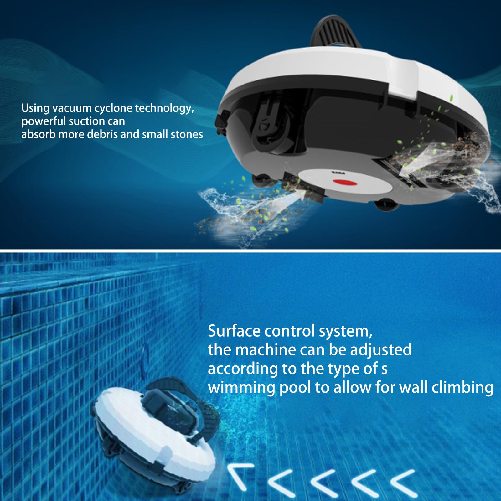 Robot per Piscina Robot pulitore per Piscina, Forniture per Piscina Robot Automatico per Pulizia Piscina per Piscine