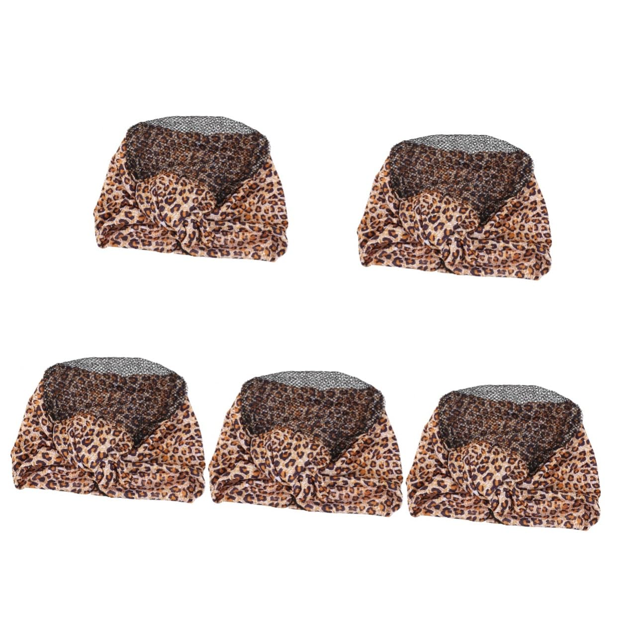 Beavorty 5 Piezas gorra de red de peluca pelucas coloridas pañuelo de pelo de ganchillo pelucas afro Gancho de crochet gorra de malla de peluca red para el cabello peluca elasticidad venda
