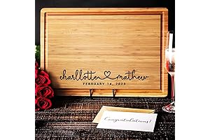 Personalized Engraved Wooden Cutting Board: Unique Gifts of Love