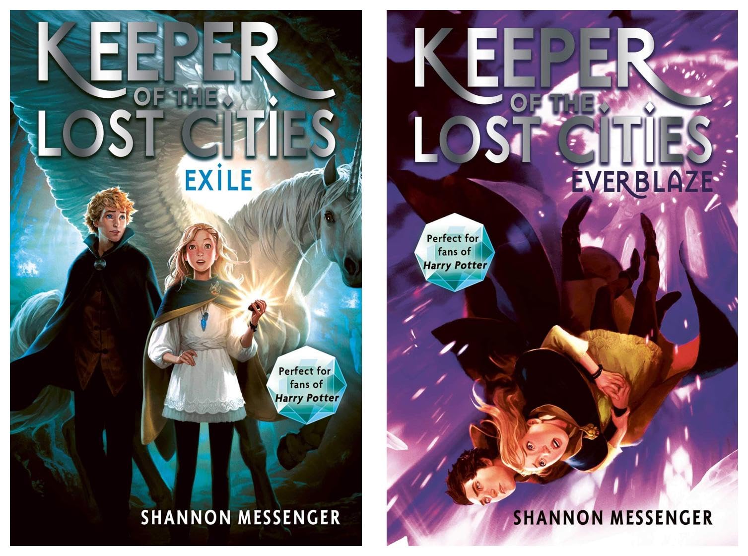 KEEPER OF THE LOST CITIES - EXILE: 2 & KEEPER OF THE LOST CITIES - EVERBLAZE: 3