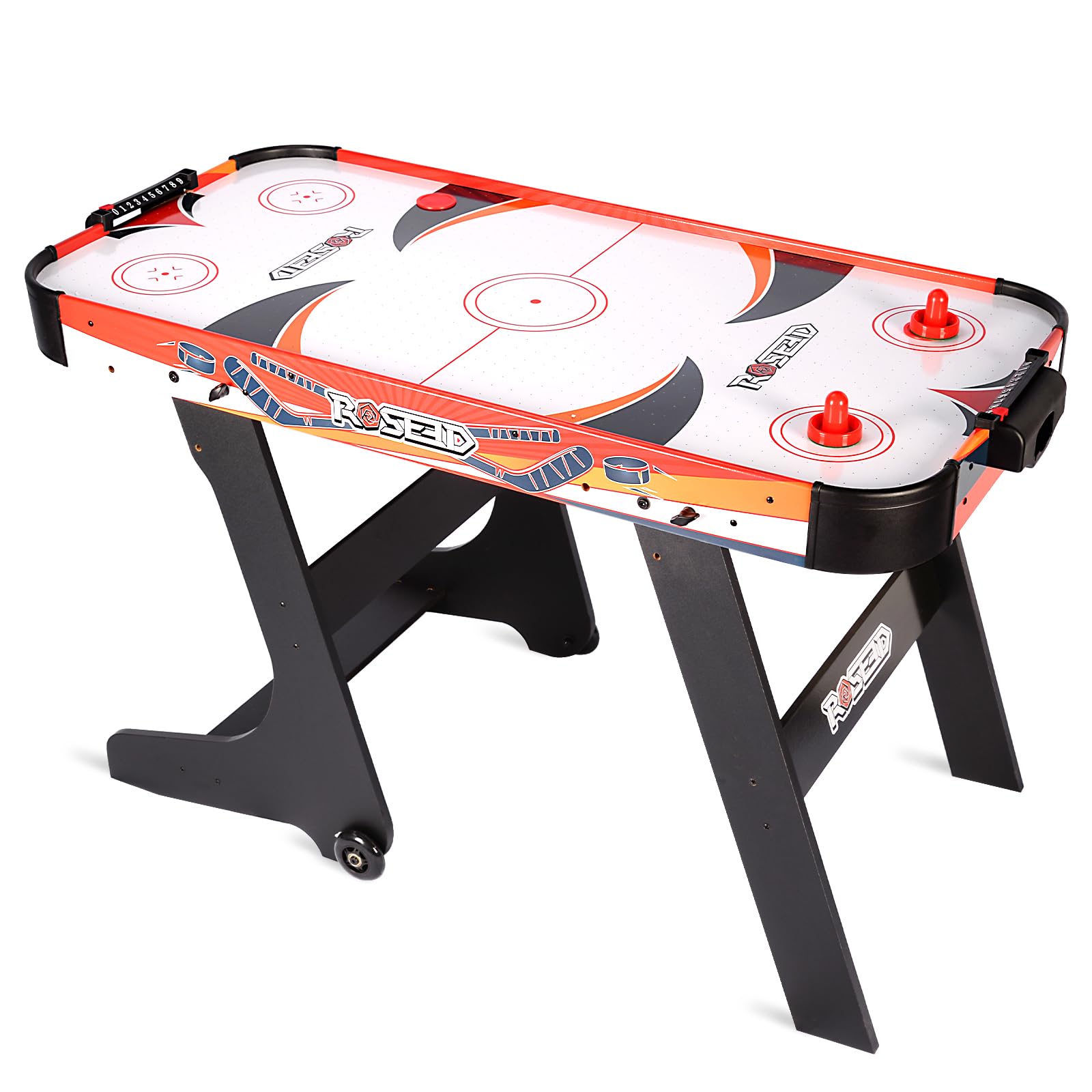 Air Hockey Table for Game Room, Home, Office w/ 2 Pucks, 2 Pushers,Powerful 12V Motor