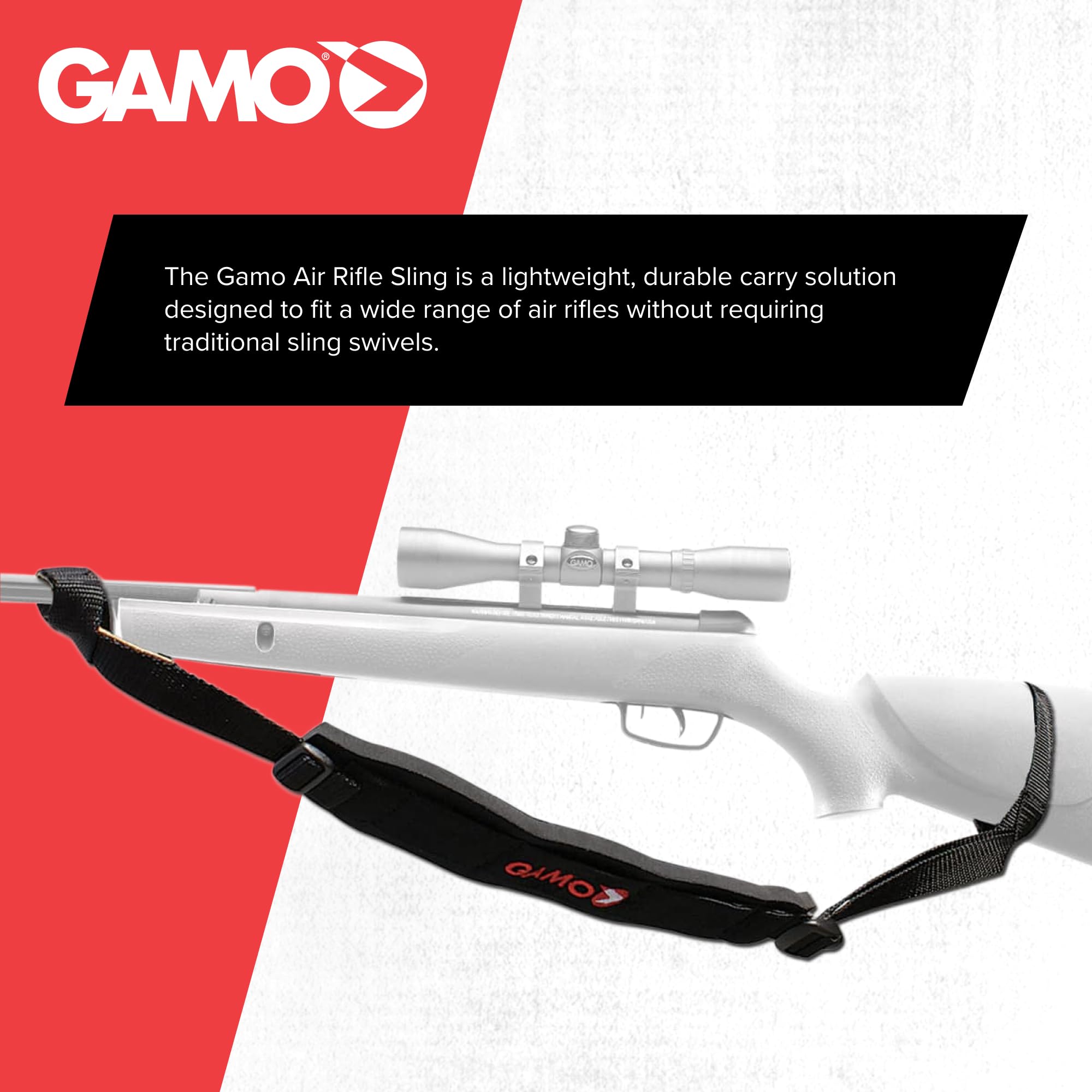 Gamo 621240854 Gun Buddy Rifle Sling, Fits All Air Rifles, Slings