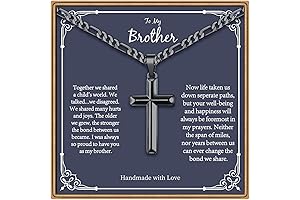 PAERAPAK Cross Necklaces for Brother, Symbol of Faith