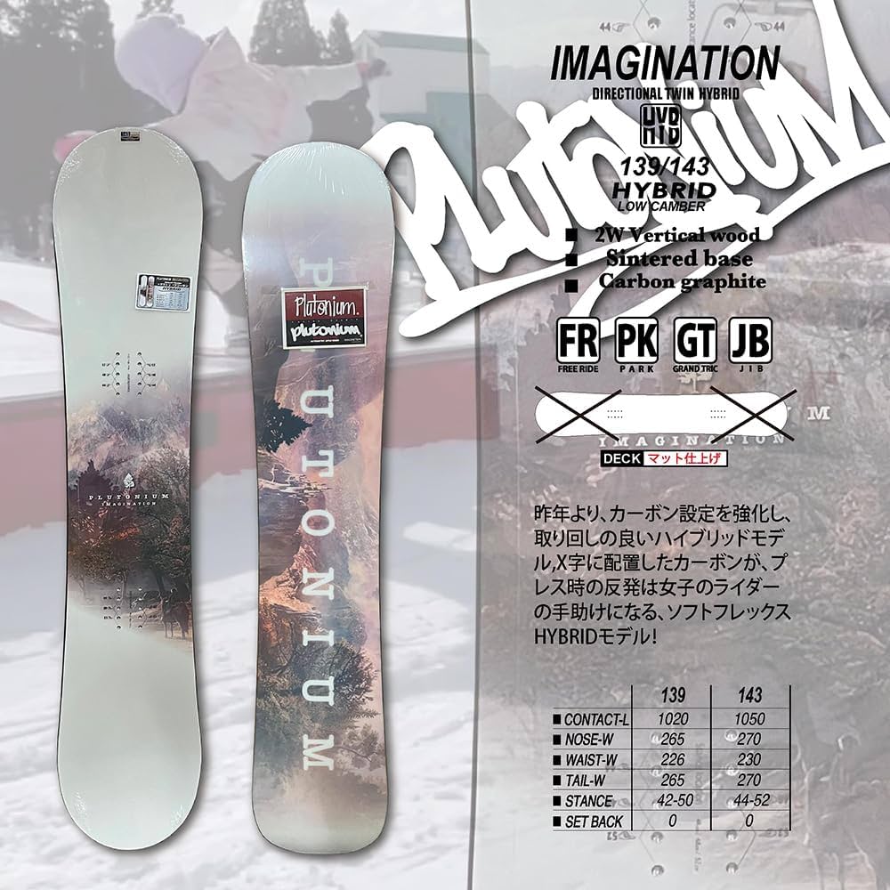 PLUTONIUM IMAGINATION スノーボード 139