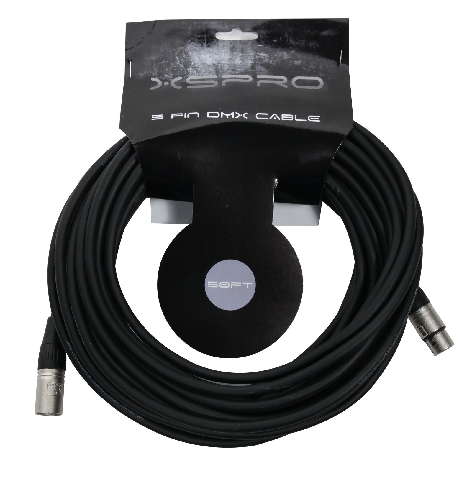 XSPRO XSPDMX5P50 5 Pin DMX DJ Light Cable 50'
