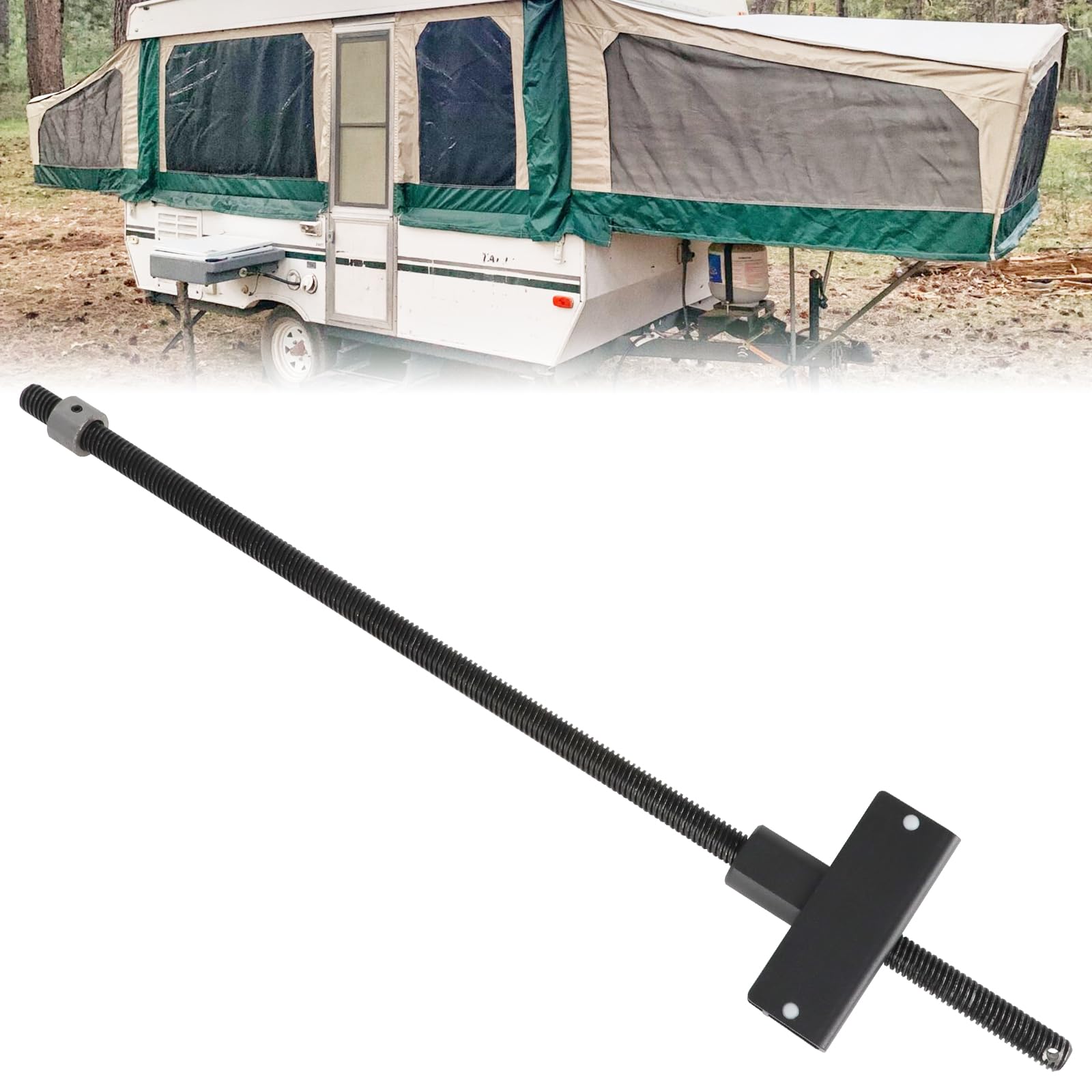 AUTOVIC Pop Up Camper Acme Drawbar Kit with Nut and Threaded Rod?Acme Nut Whiffle Tree for Coleman Fleetwood Pop-Up Camper Lift Systems Pop up Camper Accessories for Pop Up Tent Camper Lift