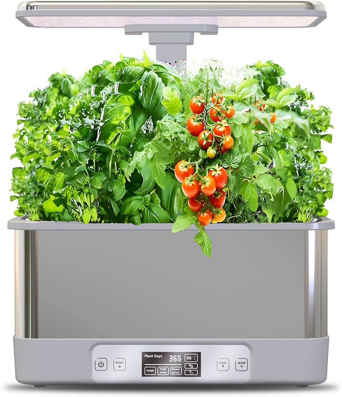 ENCASED The 8 Pod Stainless Steel Smart Indoor Water Hydroponic Garden System