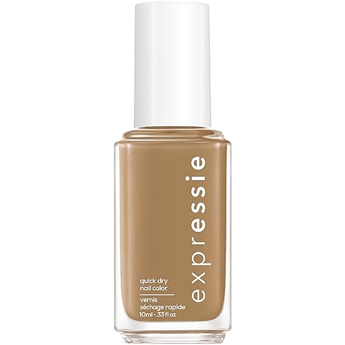 essie expressie Quick-Dry Vegan Nail Polish, Don't Be Latte, Mid